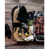 Herb Pharm bottles packed with travel gear and clothes