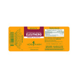 Eleuthero Glycerite liquid extract label with supplement facts