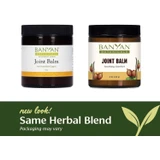 Old and new Joint Balm jars, new look same herbal blend
