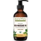 Banyan Botanicals Organic Vata Massage Oil 8 fl oz (236 ml) pump bottle