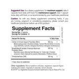 BreastDefend supplement facts and dosage instructions label