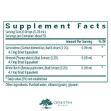 Hpo-gen supplement facts with bud extract blend