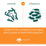 Lactobacilli and Bifidobacteria strains diagram, 17.6 billion CFU graphic