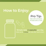 How to enjoy graphic, take two capsules per day
