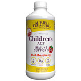Buried Treasure Children's ACF Immune Support Rich Raspberry liquid bottle
