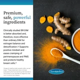 Turmeric root and powder, BR-DIM better absorbed for estrogen balance graphic