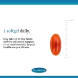 ProHydra-7 softgel beside a size ruler, 1 softgel daily