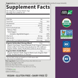 SPORT Energy plus Focus Blackberry supplement facts with caffeine and blends