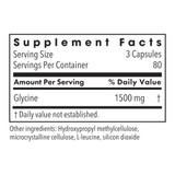 Metabolic Maintenance Glycine 500mg - 240 Capsules