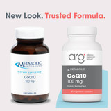 Old Metabolic Maintenance and new Allergy Research Group CoQ10 bottles, new look