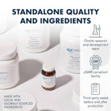 Metabolic Maintenance bottles, standalone quality and ingredients graphic