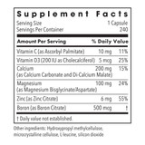 Metabolic Maintenance Cal/Mag/Zinc Complex with Vitamin D - 240 Capsules