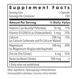 Metabolic Maintenance Cal/Mag/Zinc Complex with Vitamin D - 240 Capsules