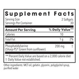 Metabolic Maintenance PS-100 [Phosphatidylserine] 100mg - 60 Softgels