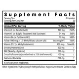 DIM Complex supplement facts panel