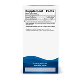 Zinc Glycinate box side with supplement facts, 20 mg zinc per capsule