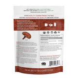 Reishi powder pouch back with quality commitment