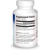 Lemon Balm bottle back with supplement facts and suggested use