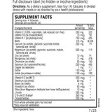 Hair, Skin & Nails Guard supplement facts, 4 tabsule serving