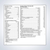 Nutrition information panel for UltraInflamX Plus 360