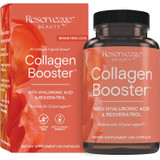 Reserveage Beauty Collagen Booster with hyaluronic acid 60 capsule box and bottle
