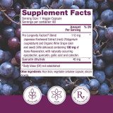 Reserveage Resveratrol 100mg - 60 Capsules