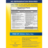 Ultimate Flora Extra Care box panel with directions and supplement facts