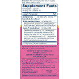 Women's Care 90 billion probiotic supplement facts with 12-strain blend
