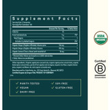 Nausea ginger gummies supplement facts with organic ginger rhizome juice and extract