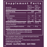 Black Elderberry Syrup Extra Strength 89 mL supplement facts ages 1-3 and 4+