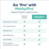 Go Pro with MethylPro comparison chart versus bargain brands