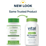 Old Hyperbiotics Pro-IBS Support and new Vital Nutrients bottles, new look same product