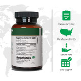 Zinc facts with rigorously tested manufactured in US easy-to-take icons