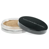 Youngblood Natural Loose Mineral Foundation open jar, light golden powder