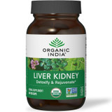 Organic India Liver Kidney 90 vegetarian capsule bottle
