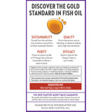 Discover the gold standard in fish oil sustainability quality purity graphic