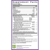 Wholemega Tiny Caps facts with 2000 mg wild Alaskan salmon oil EPA DHA Vitamin D3