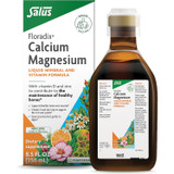 Floradix Calcium Magnesium liquid mineral vitamin formula 250 mL bottle and box
