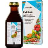 Floradix Calcium liquid herbal and mineral supplement 8.5 fl oz (250 mL) bottle and box