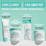 Even Clearer and Even Smoother fresh complexion essentials product lineup