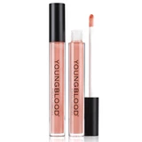 Youngblood Lipgloss tube and wand in a peach nude shade