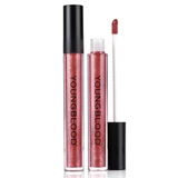 Youngblood Lipgloss tube and wand in a shimmery dusty rose shade