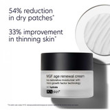 MGF Age Renewal Cream jar with study percentages