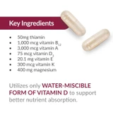 Ultra Multi without Iron key ingredients list with capsules