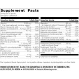 Ultra Multi without Iron supplement facts panel