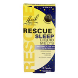 Bach Rescue Sleep Liquid Melts natural sleep aid 28 capsule box