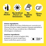 Rescue Pearls non-alcohol gluten free five flower ingredients Made in Japan graphic
