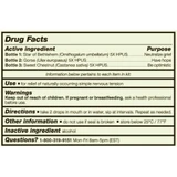 Hope & Joy Comfort Kit drug facts with active ingredients, directions and warnings