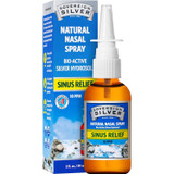 Sovereign Silver Bio-Active Silver Hydrosol Sinus Relief nasal spray 2 fl oz (59 mL) with box