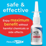 ACS Nasal spray, safe and effective graphic